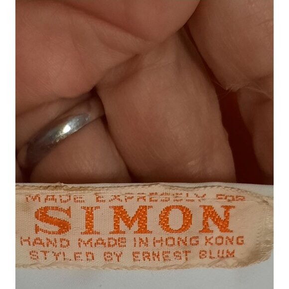 Vintage Simon by Ernest Blum Woven Purse Hong Kong with Pair Vintage White Glove - Picture 12 of 16